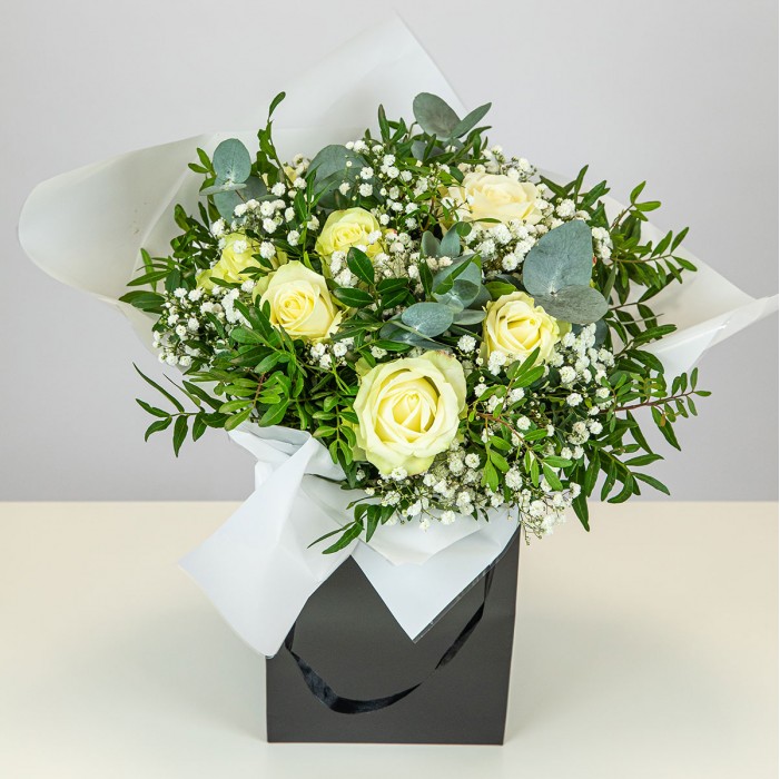 Achat bouquet de roses blanches - Commande & Livraison