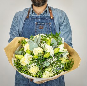 Bouquet de fleurs blanches