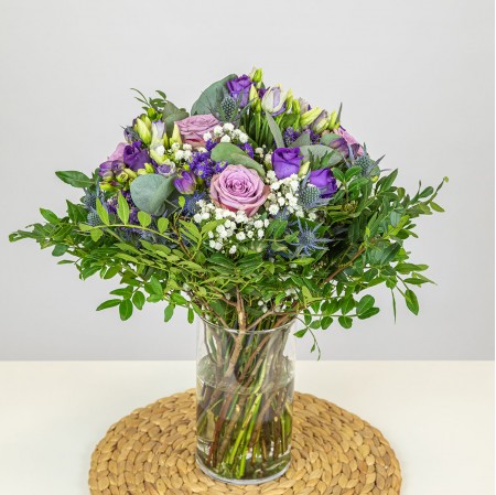 Bouquet de fleurs violet