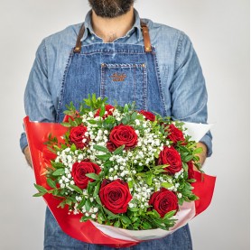 Bouquet de roses rouges