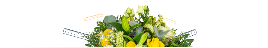 Composition florale et bouquet de fleurs sur mesure - Cannelle Orange